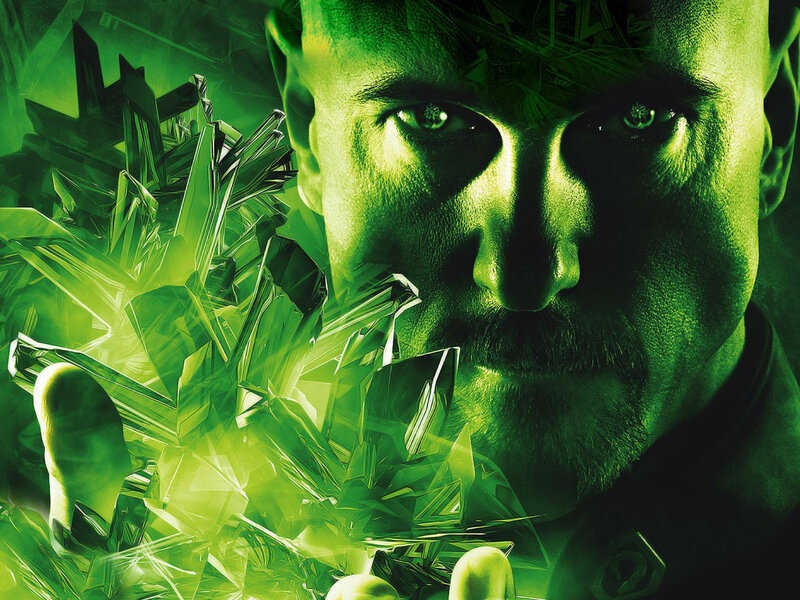 Man with Green Crystals