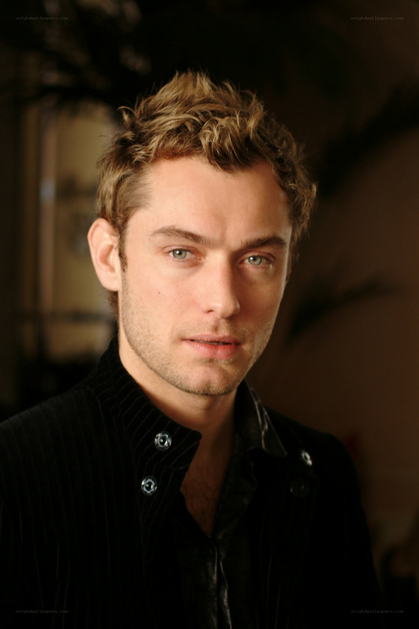 man with green eyes