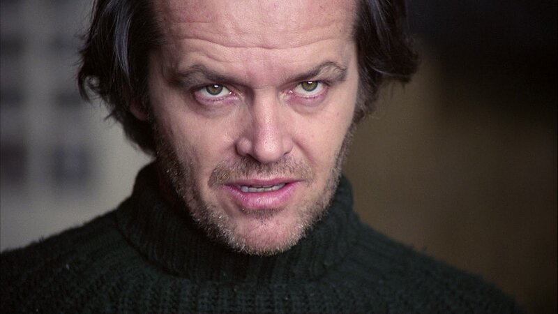 Man with Green Eyes — Black, Intense, Photograph