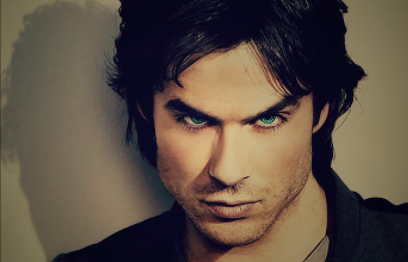 Man with Green Eyes — Black, Intense