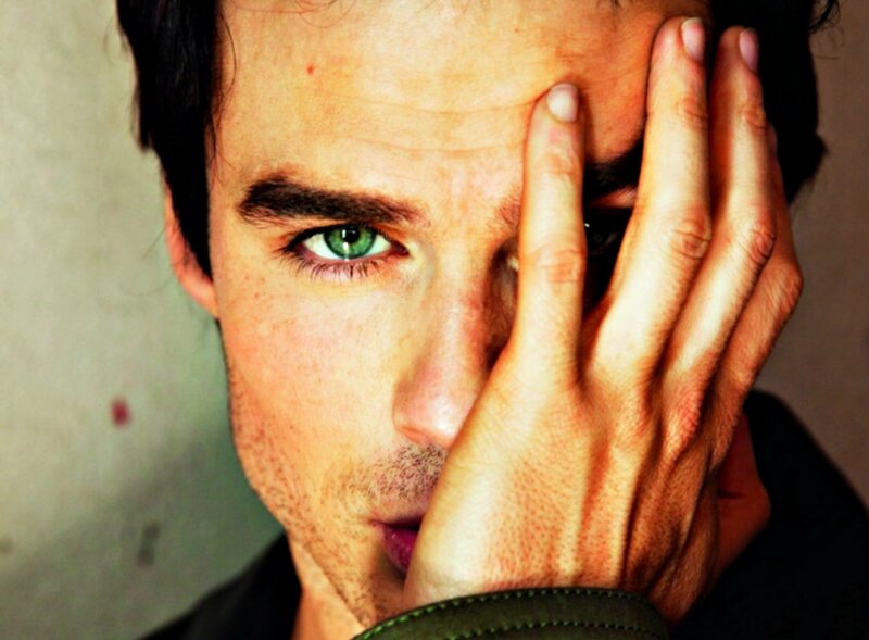 Man with Green Eyes — Dramatic, Photograph