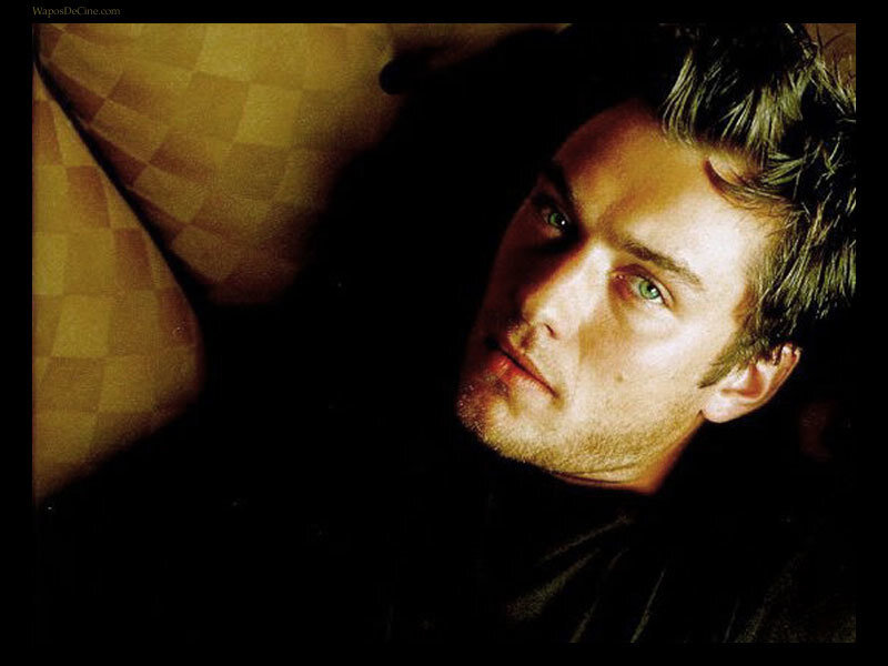 man with green eyes lying down