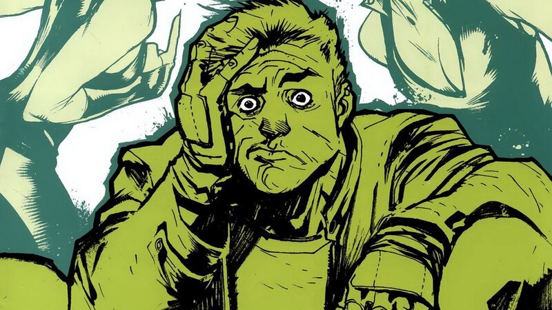 Man with Green Skin — Dramatic