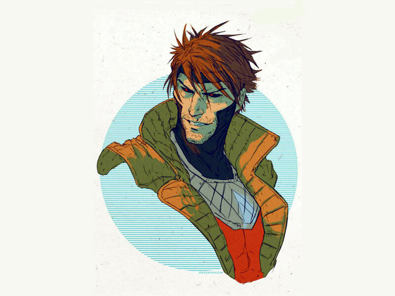 Man with Green Skin — Intense