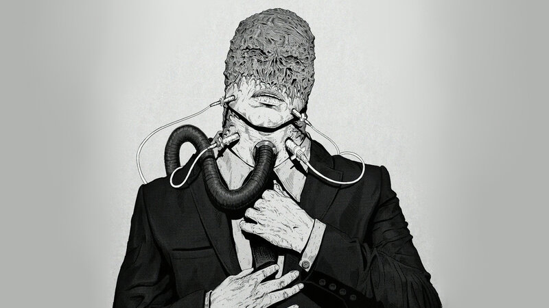 Man with Grotesque Face