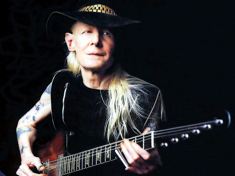 Man with Guitar — Black