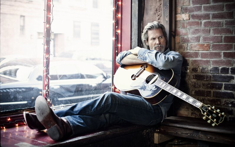 Man with Guitar on Windowsill