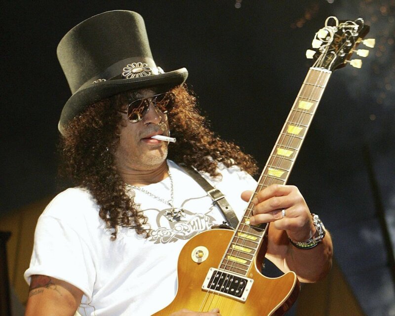 Man with Guitar — White