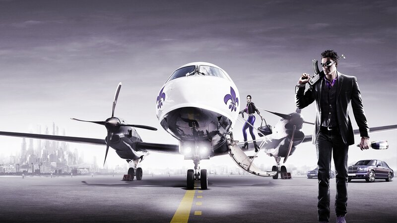 Man with Gun and Plane