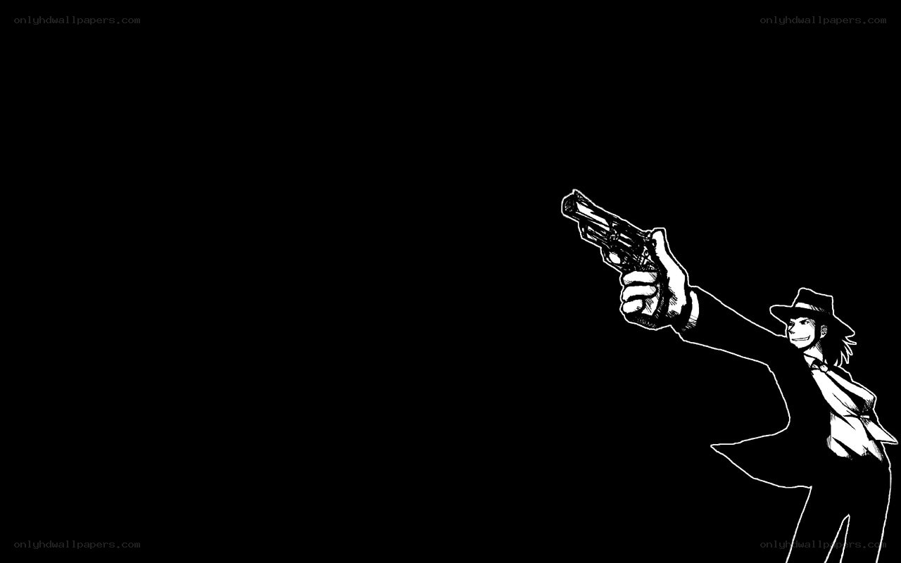 man with gun illustration