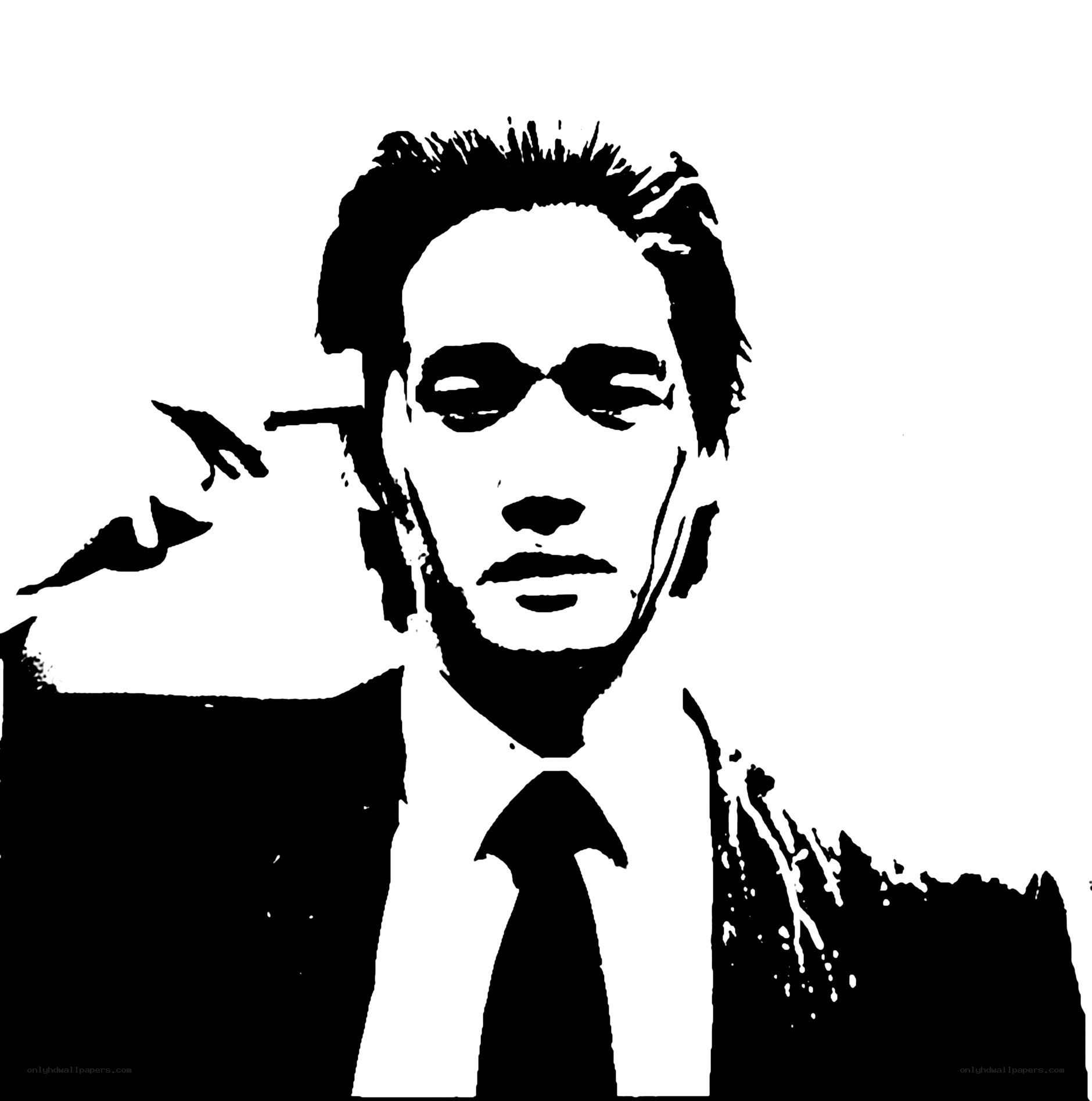 man with gun to head