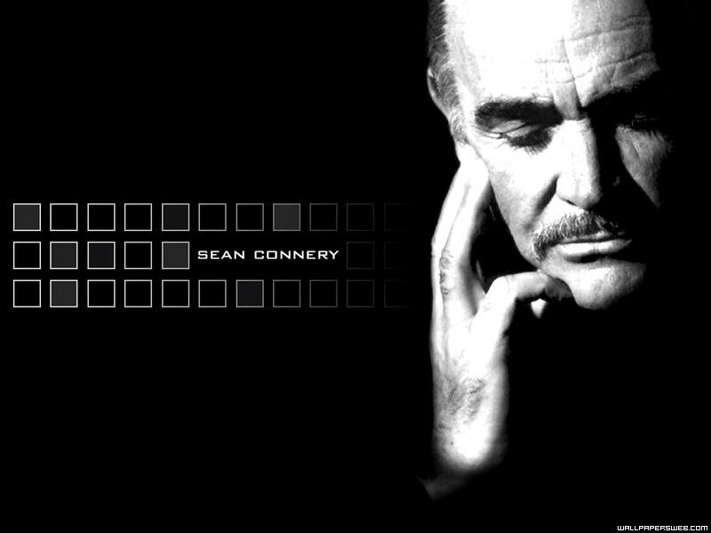 Man with Hand on Chin — Black, Dramatic
