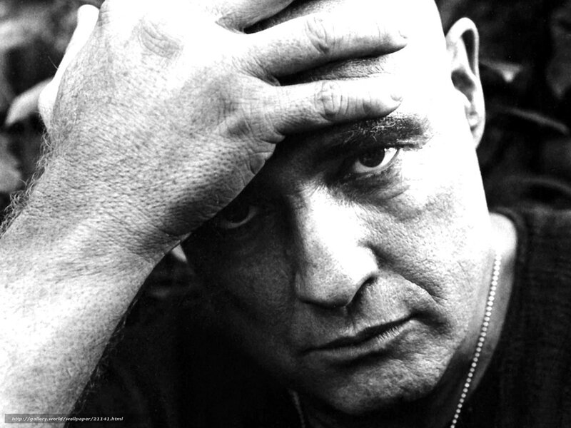Man with Hand on Forehead — Black