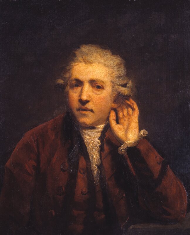 Man with Hand to Ear