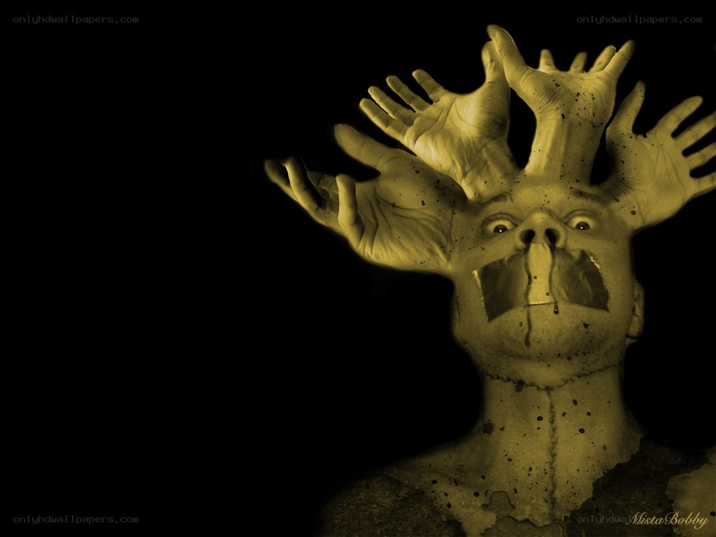 man with hands on head