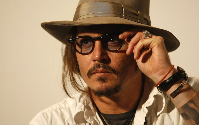 Man with Hat and Glasses — Brown