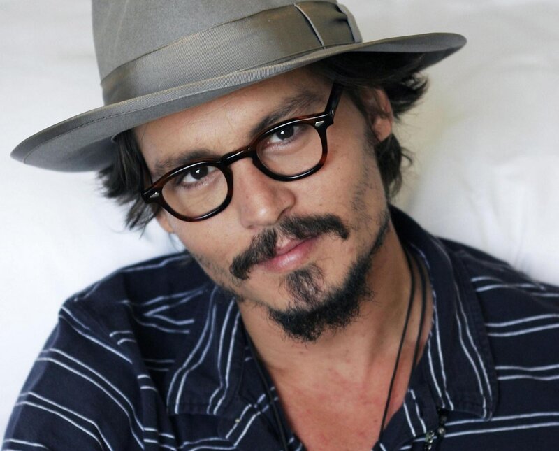 Man with Hat and Glasses — Gray