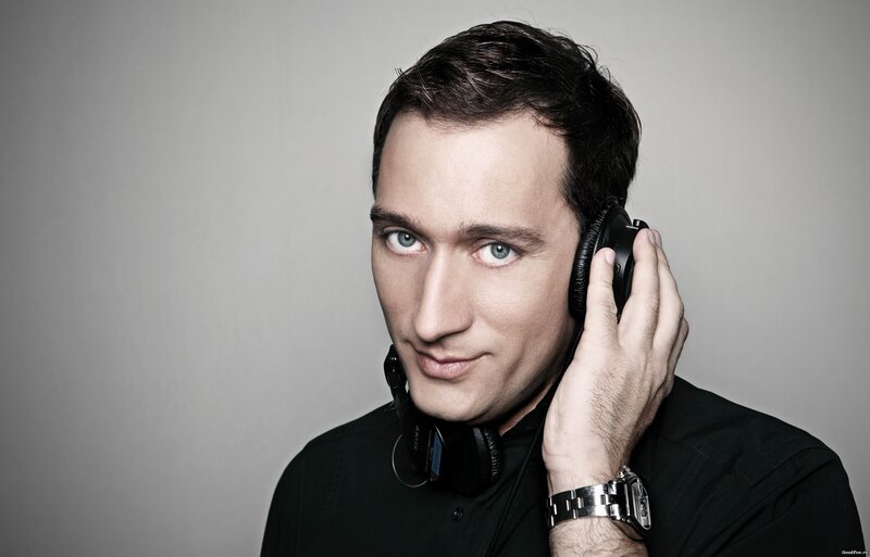 man with headphones