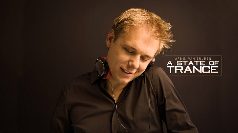 Man with Headphones — Black, Focused