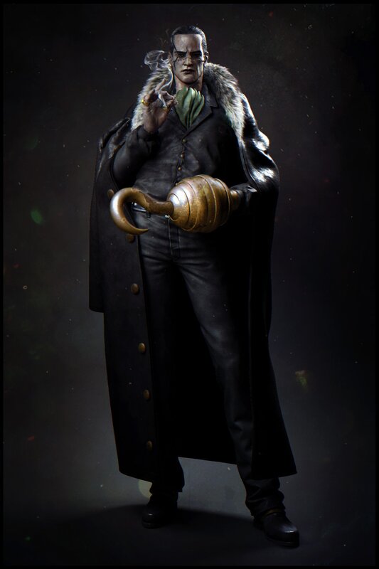 Man with Hook Hand