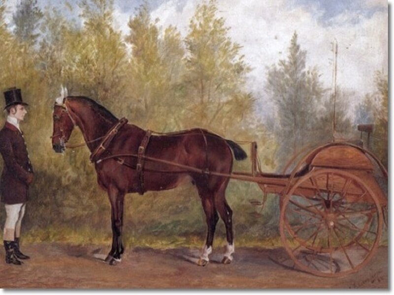 Man with Horse-drawn Carriage