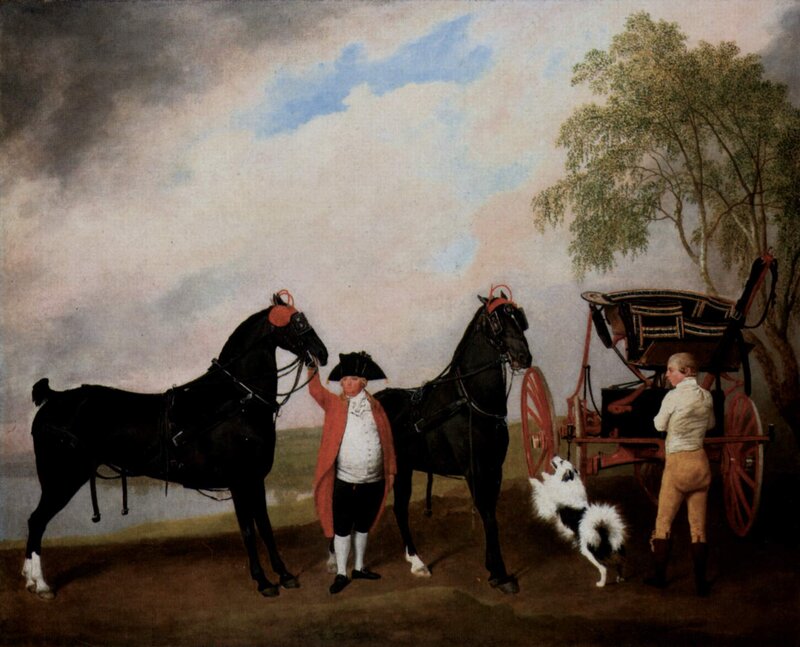 Man with horses and carriage
