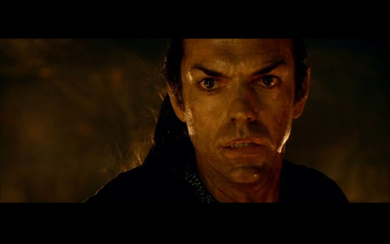man with intense expression