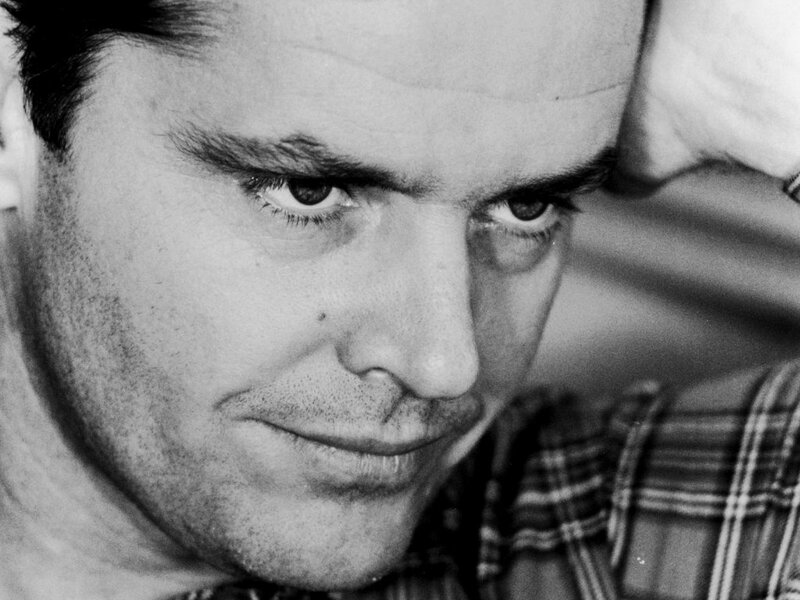 Man with Intense Gaze — Black