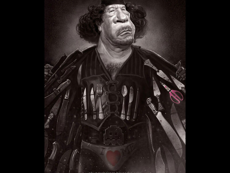 Man with Knives — Black