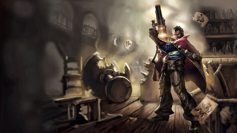 Man with Large Gun