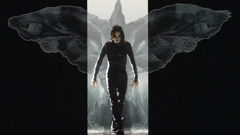Man with Large Wings — Black
