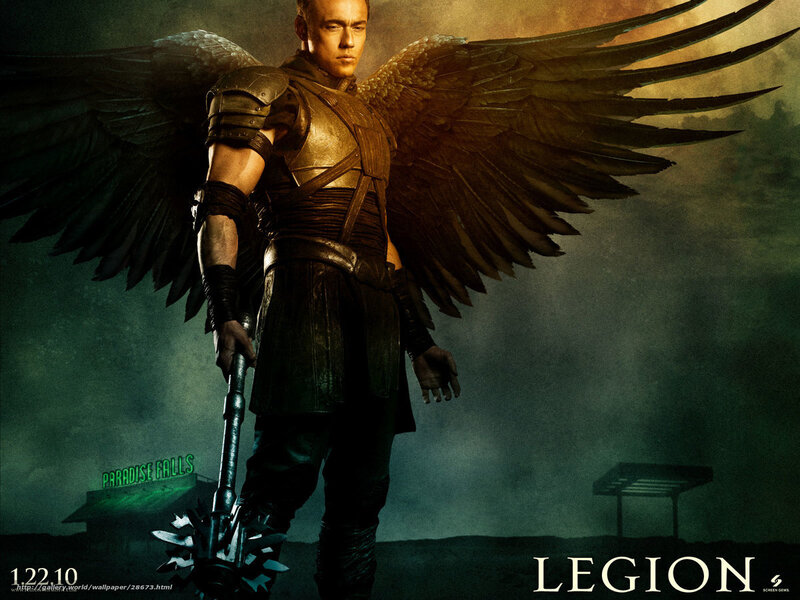 Man with Large Wings — Green
