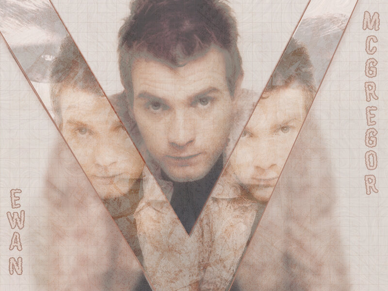 Man with Layered Faces