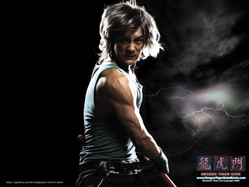 Man with Lightning Background — Black