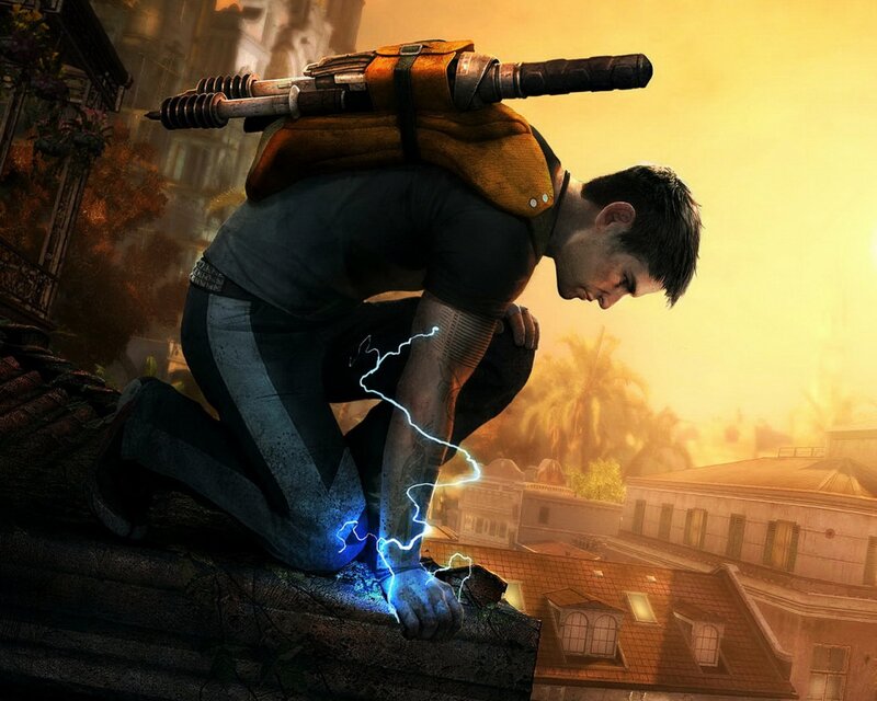 Man with Lightning Bolt