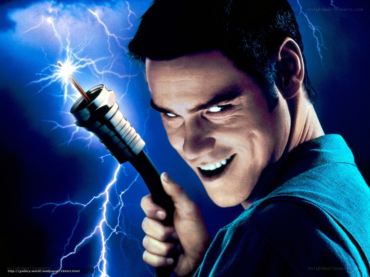 Man with lightning cable