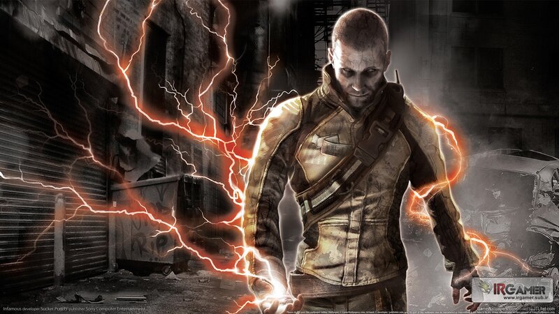 Man with Lightning Powers — Black, Dramatic
