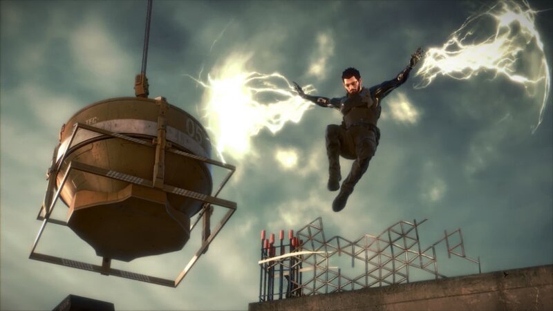 Man with Lightning Powers — Gray
