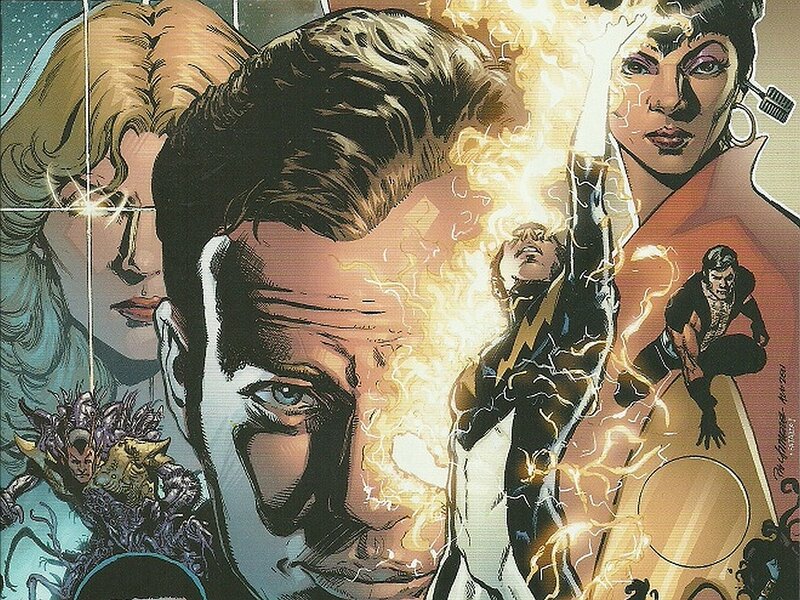 Man with Lightning Powers — Yellow, Dramatic