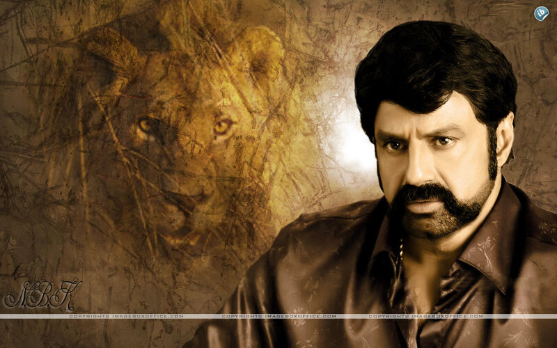 Man with lion background