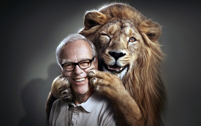 Man with Lion