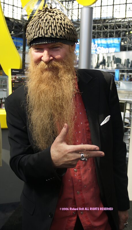 man with long beard and hat
