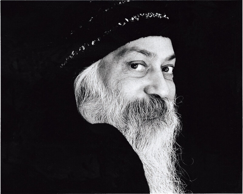 Man with Long Beard — Black, Dramatic
