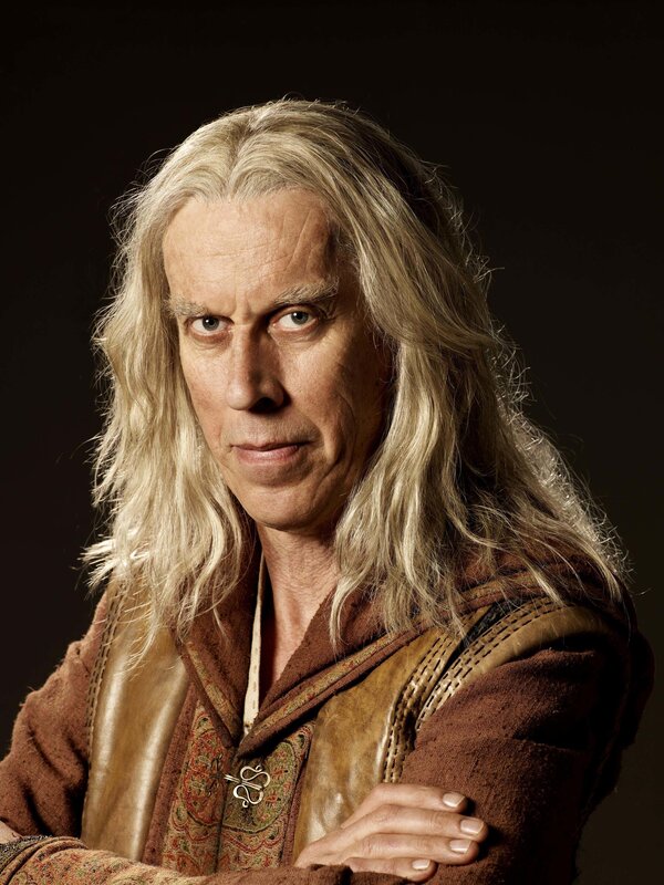 man with long blonde hair