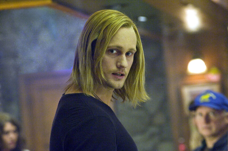 man with long blonde hair