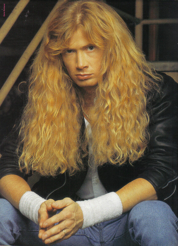 man with long blonde hair