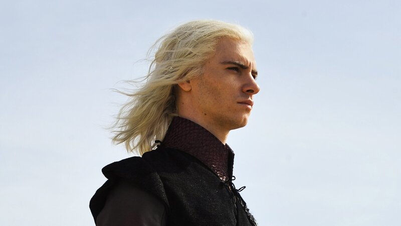 man with long blonde hair