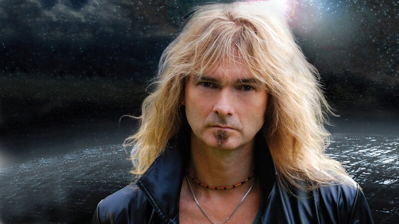 man with long blonde hair