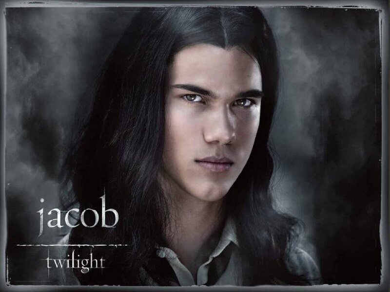 Man with Long Dark Hair — Black, Dramatic, Photograph