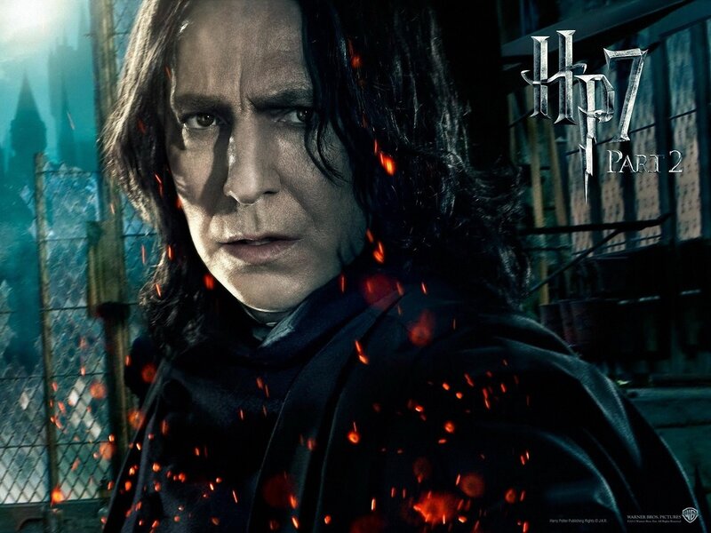 Man with Long Dark Hair — Black